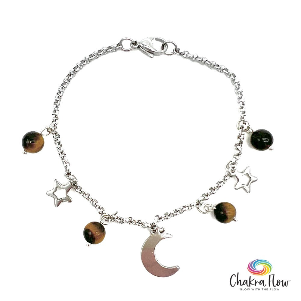 Tiger eye charm best sale bracelet