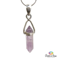 Amethyst Point Sterling Silver Pendant