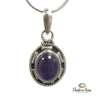 Amethyst Sterling Silver Pendant