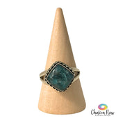 Apatite Sterling Silver Ring Size 8.5