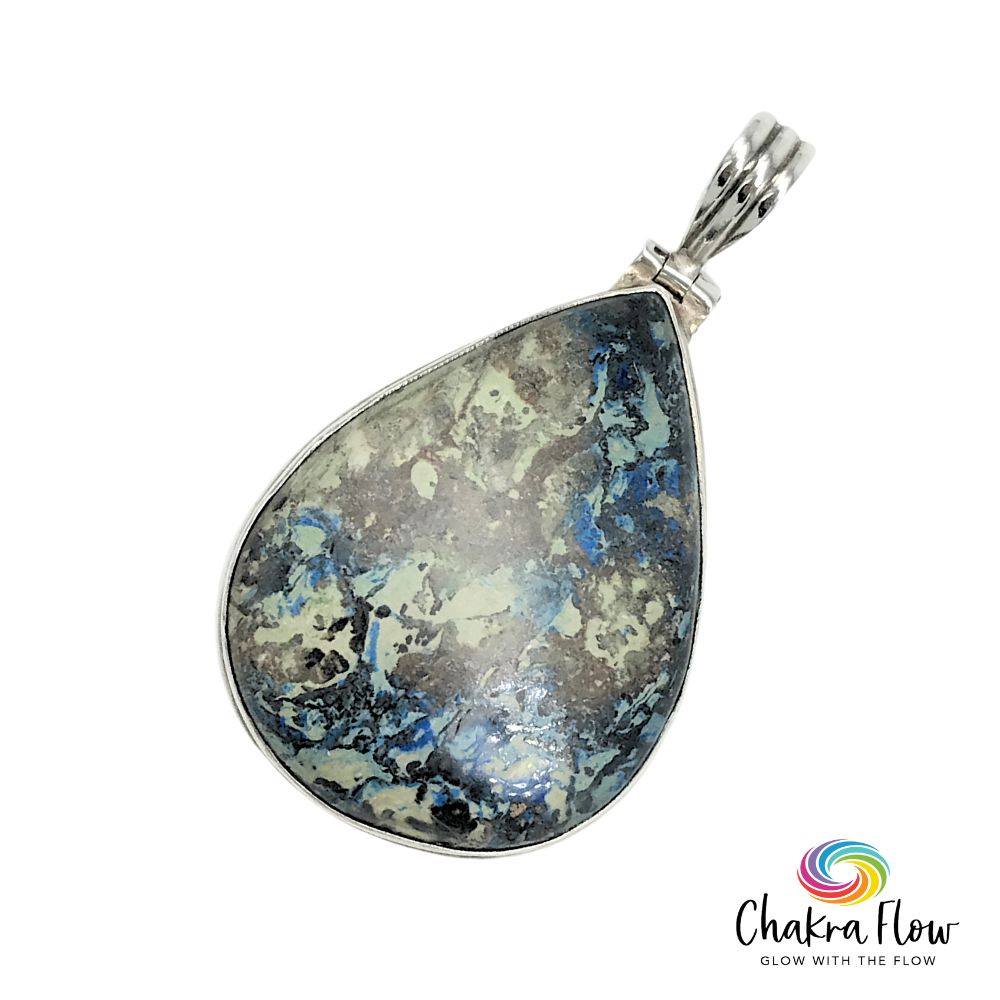 Azurite Sterling Silver Pendant