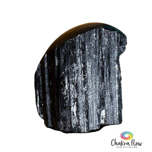 Black Tourmaline Top Polished Side View