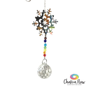 Chakra Snowflake Suncatcher