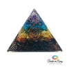 Chakra Orgone Pyramid with Copper Spiral