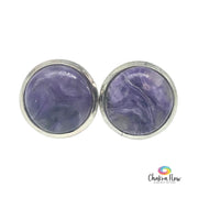 Chaorite Sterling Silver Earrings 