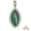 Chrysocolla Sterling Silver Pendant