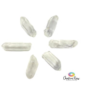 Clear Quartz Points Sets of 6 for Crystal Grids