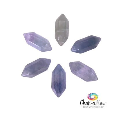 Fluorite Double Terminated Points for Crystal Grids