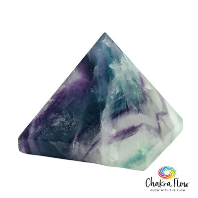 Rainbow Fluorite Pyramid