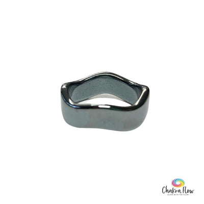 Hematite Ring - Wavy