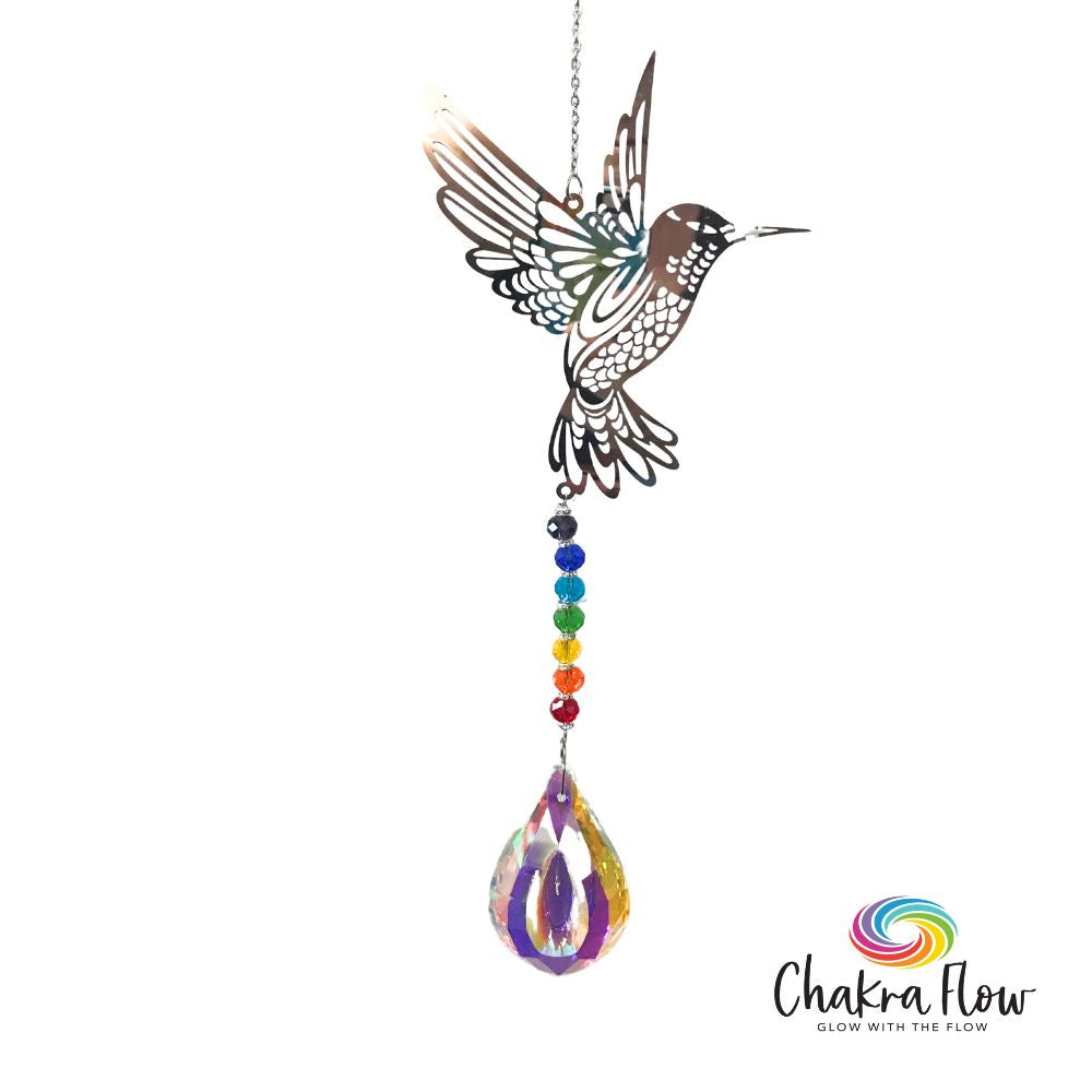 Chakra Hummingbird Suncatcher