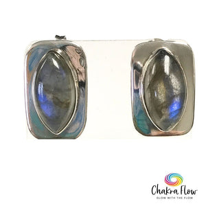 Labradorite Sterling Silver Earrings