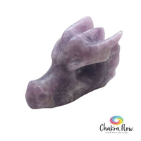 Lepidolite Dragon's Head