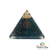 Lodestone Orgone Pyramid with Crystal Point