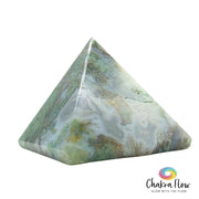 Moss Agate Pyramid