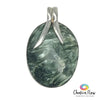 Seraphinite Sterling Silver Pendant