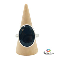 Smoky Quartz Sterling Silver Ring Size 10