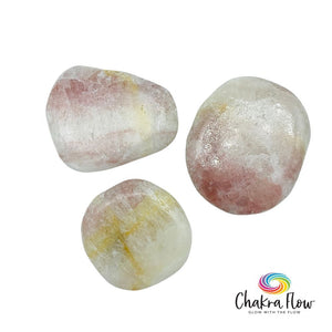 Strawberry Calcite Palm Stones