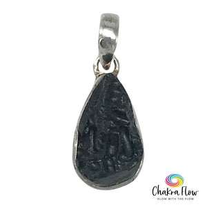 Tektite Sterling Silver Pendant