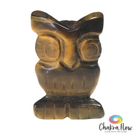 Tiger's Eye Owl Sculpture 