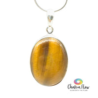 Tiger's Eye Sterling Silver Pendant