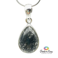 Tourmalinated Quartz Sterling Silver Pendant