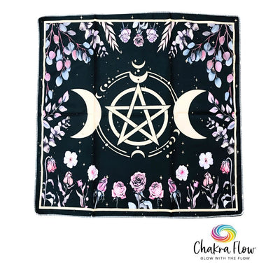 Triple Moon Pentacle Altar Cloth