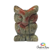 Unakite Owl Sculpture