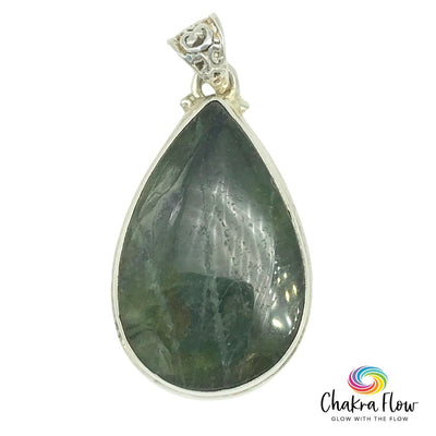 Vesuvianite Sterling Silver Pendant