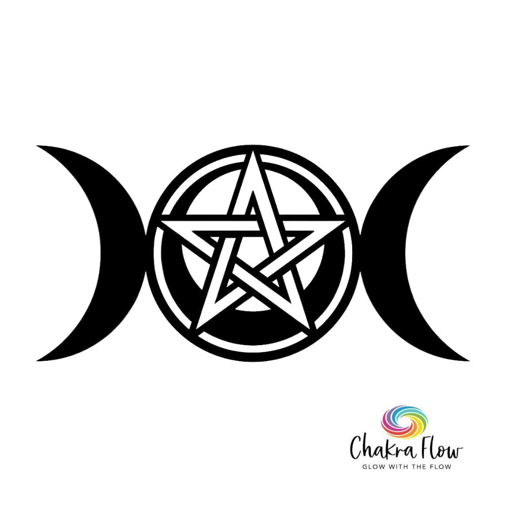 Wall Decal - Triple Moon Pentacle