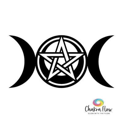 Wall Decal - Triple Moon Pentacle