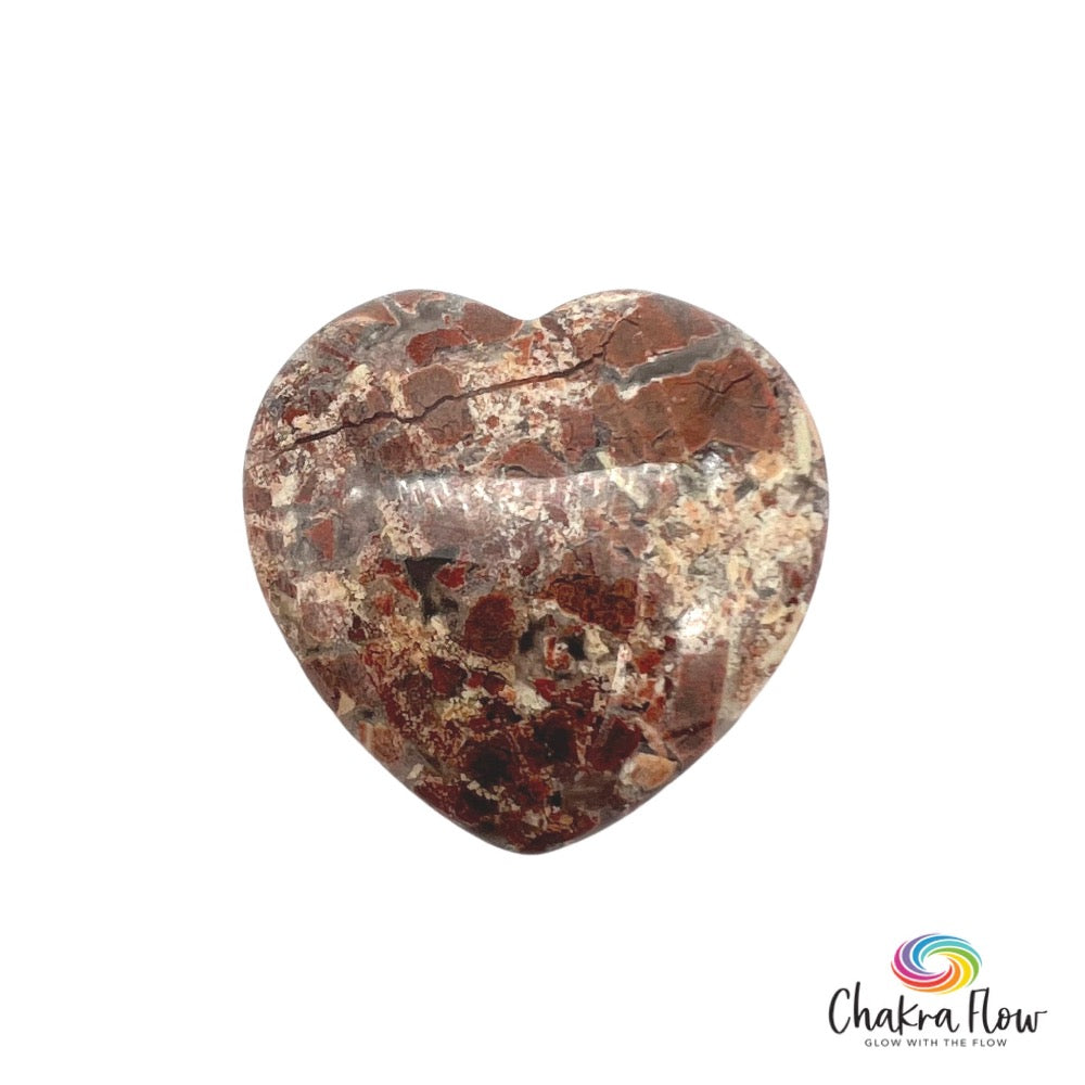 Brecciated Jasper Heart