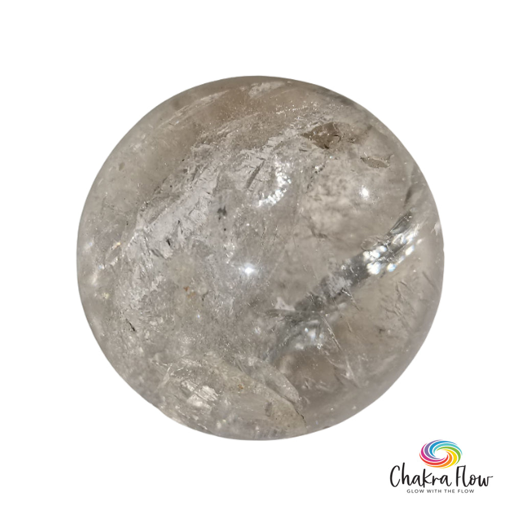 Clear high quality Quartz Sphere.