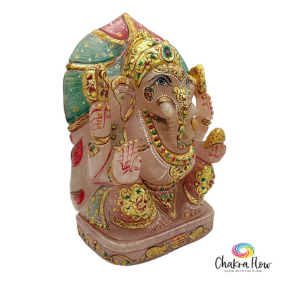 Rose Quartz Ganesh