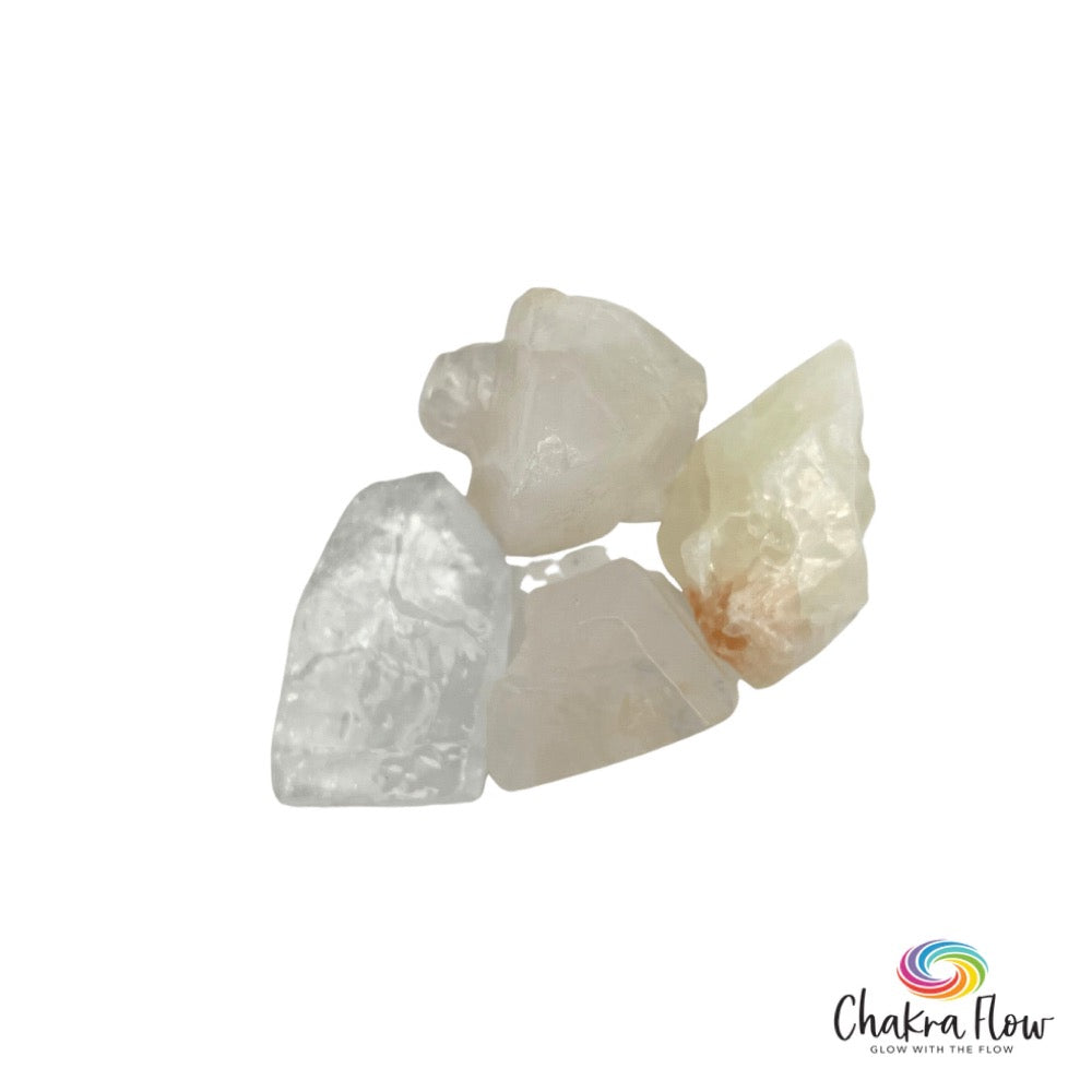 Beautiful White buy Clear Calcite Healing Collectable Altar Decor