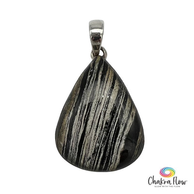 Zebra Jasper Sterling Silver Pendant